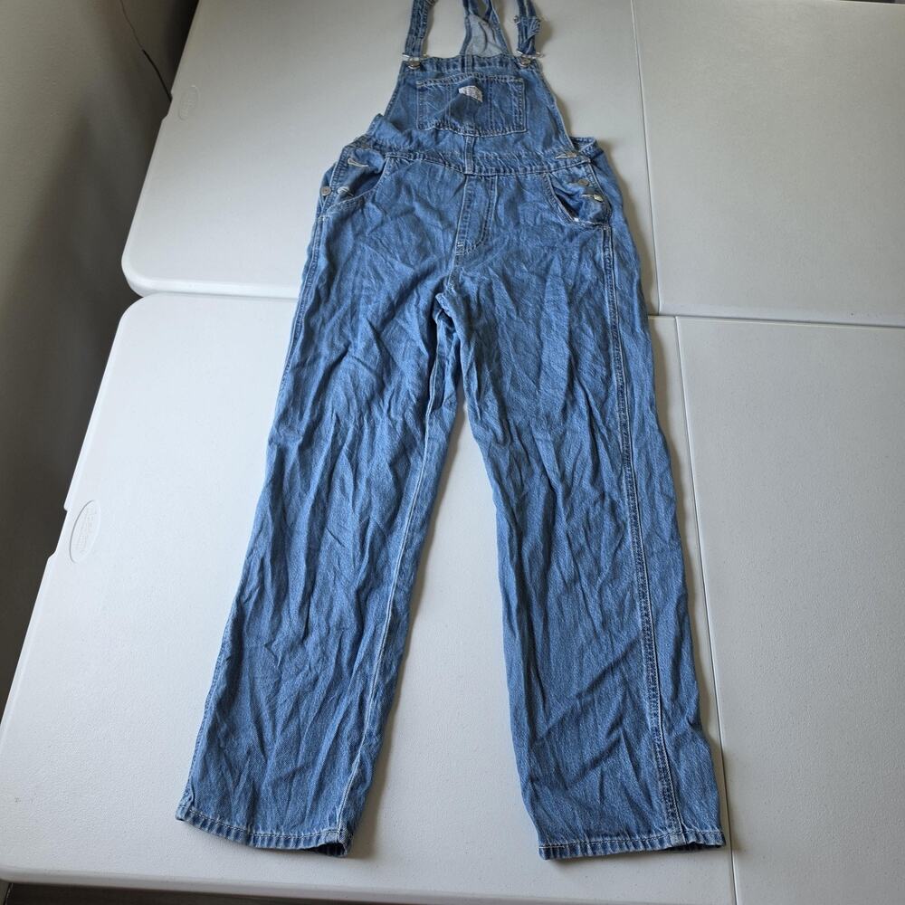 Levi's Overalls Womens Small Blue Denim Relaxed Fit Adjustable Strap Pockets